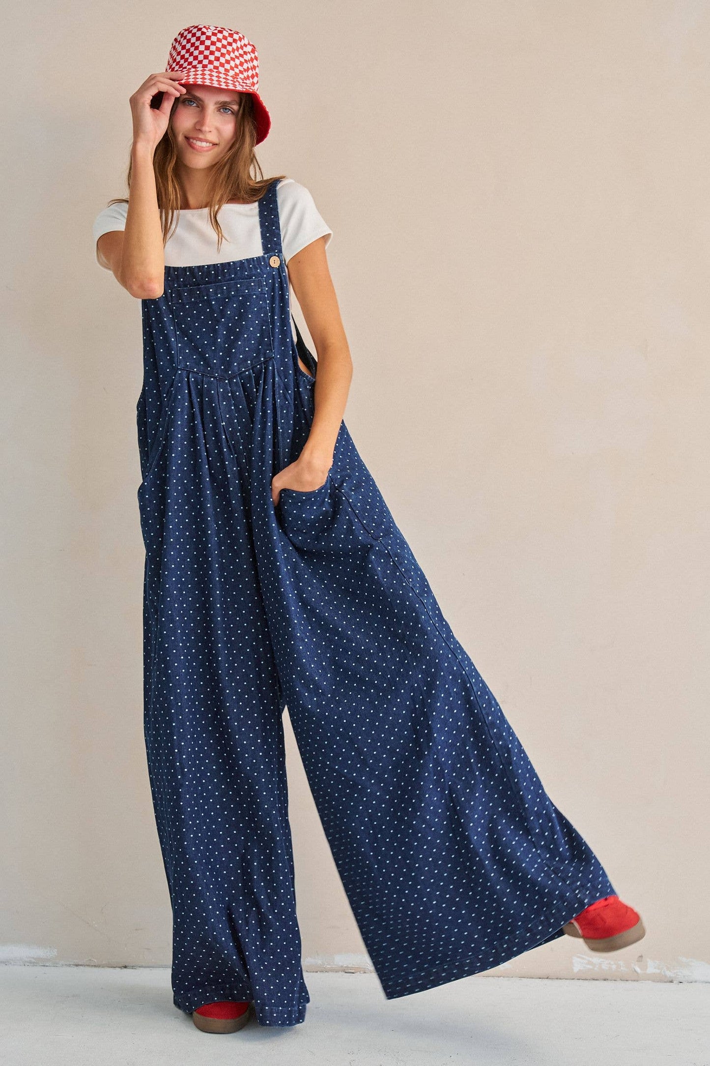 DAILY DOT OVERALL JUMPSUIT