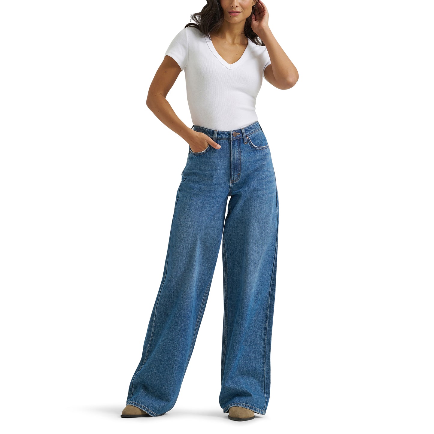 Wrangler Retro® Bailey Wide Leg Jean - High Rise