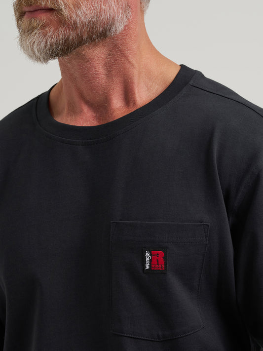 Wrangler® RIGGS WORKWEAR® Short Sleeve Crew T-Shirt - black