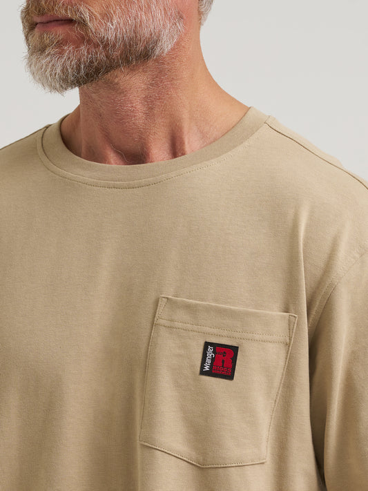 Wrangler® RIGGS WORKWEAR® Short Sleeve Crew T-Shirt - Khaki