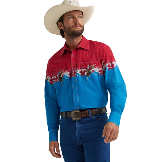 Checotah® Dress Western Long Sleeve Shirt - Classic Fit