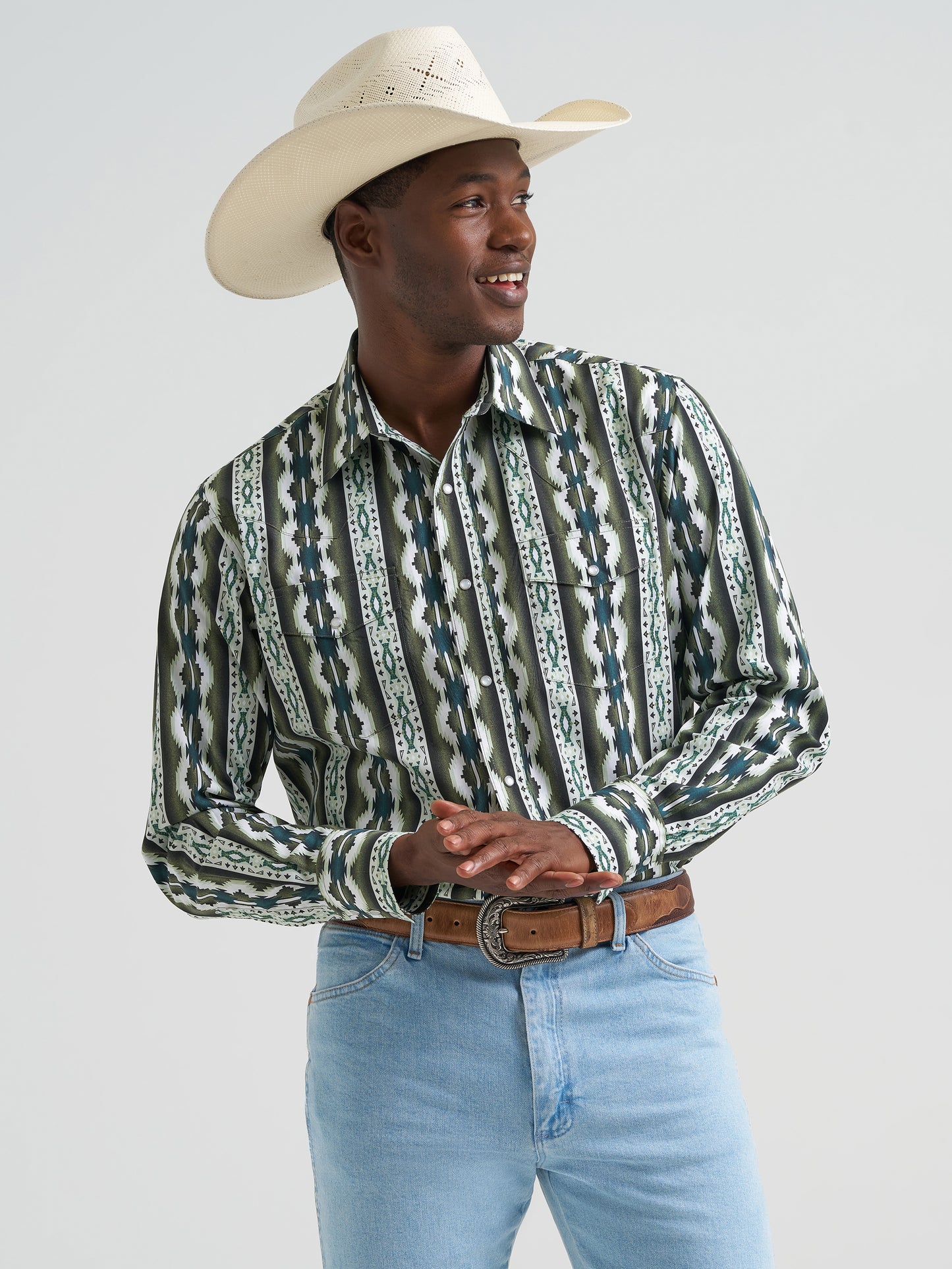 Checotah® Dress Western Long Sleeve Shirt - Classic Fit