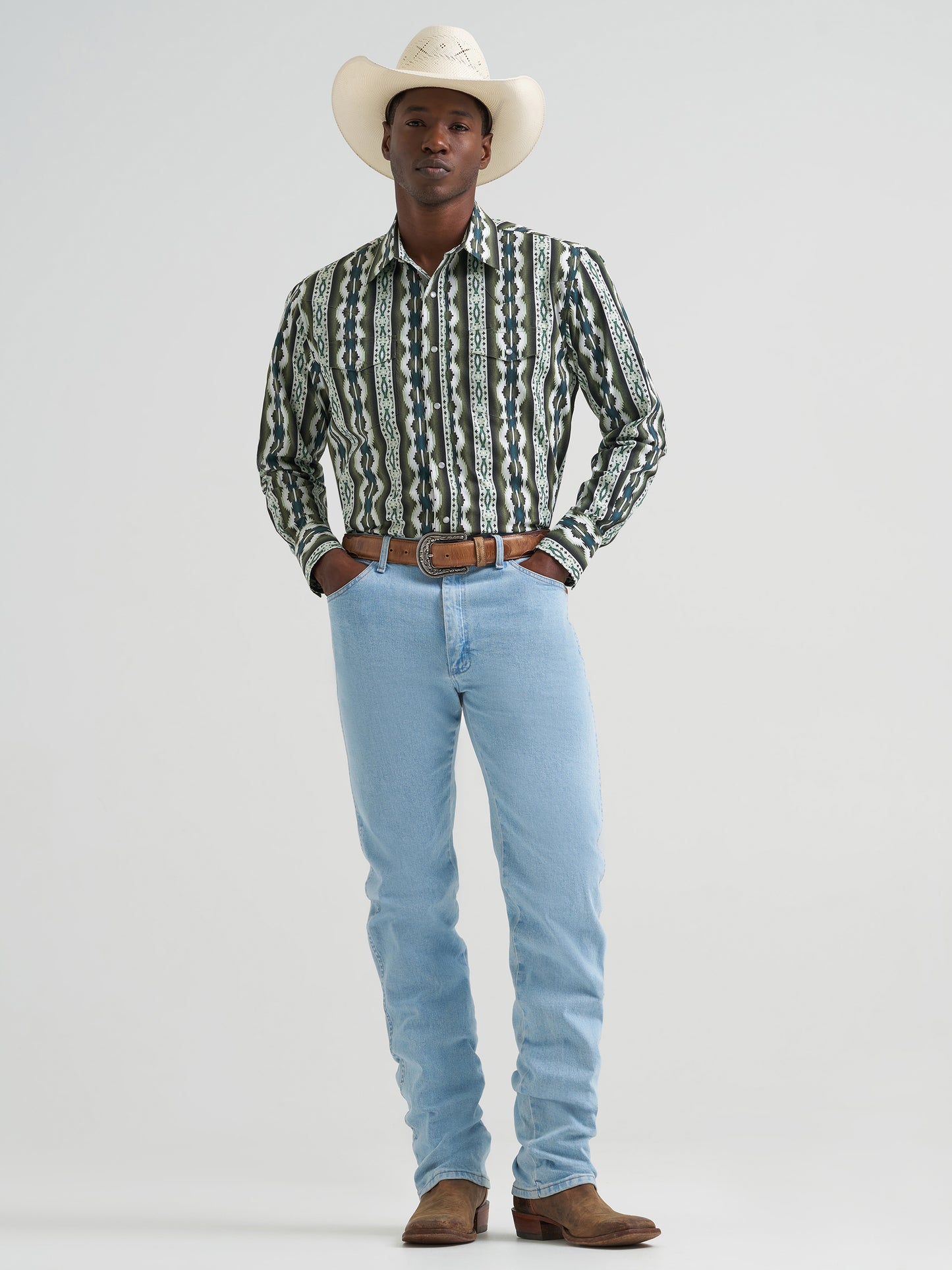 Checotah® Dress Western Long Sleeve Shirt - Classic Fit