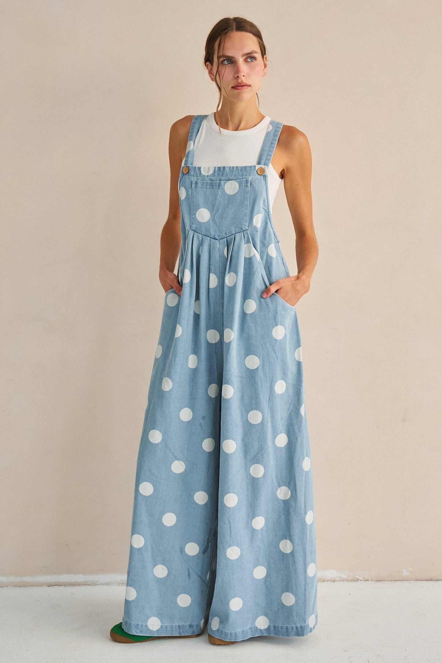 DAILY DOT OVERALL JUMPSUIT