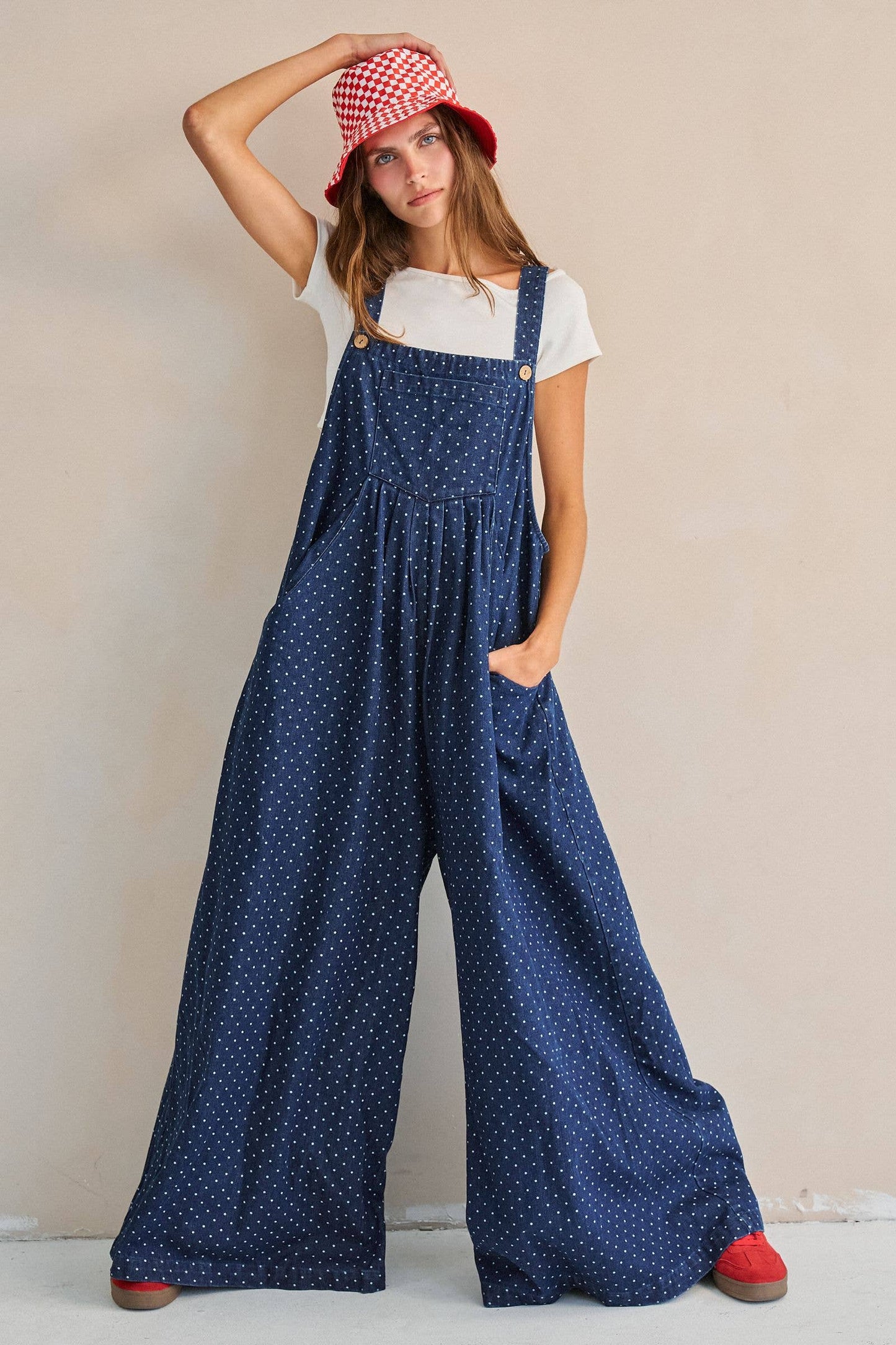 DAILY DOT OVERALL JUMPSUIT