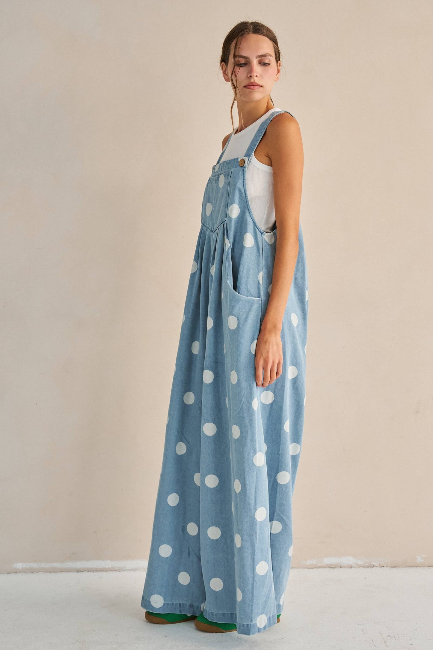 DAILY DOT OVERALL JUMPSUIT