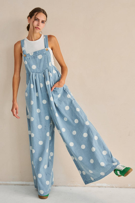 DAILY DOT OVERALL JUMPSUIT