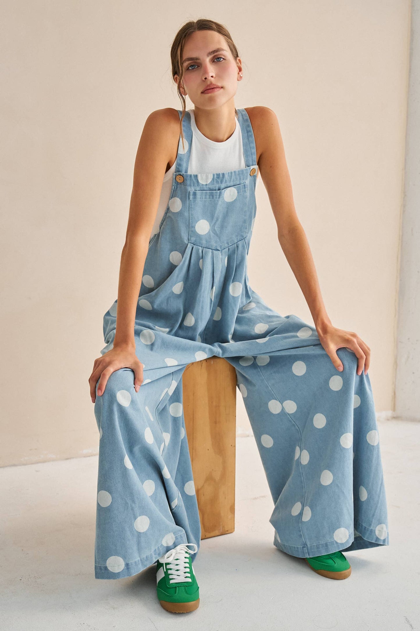 DAILY DOT OVERALL JUMPSUIT