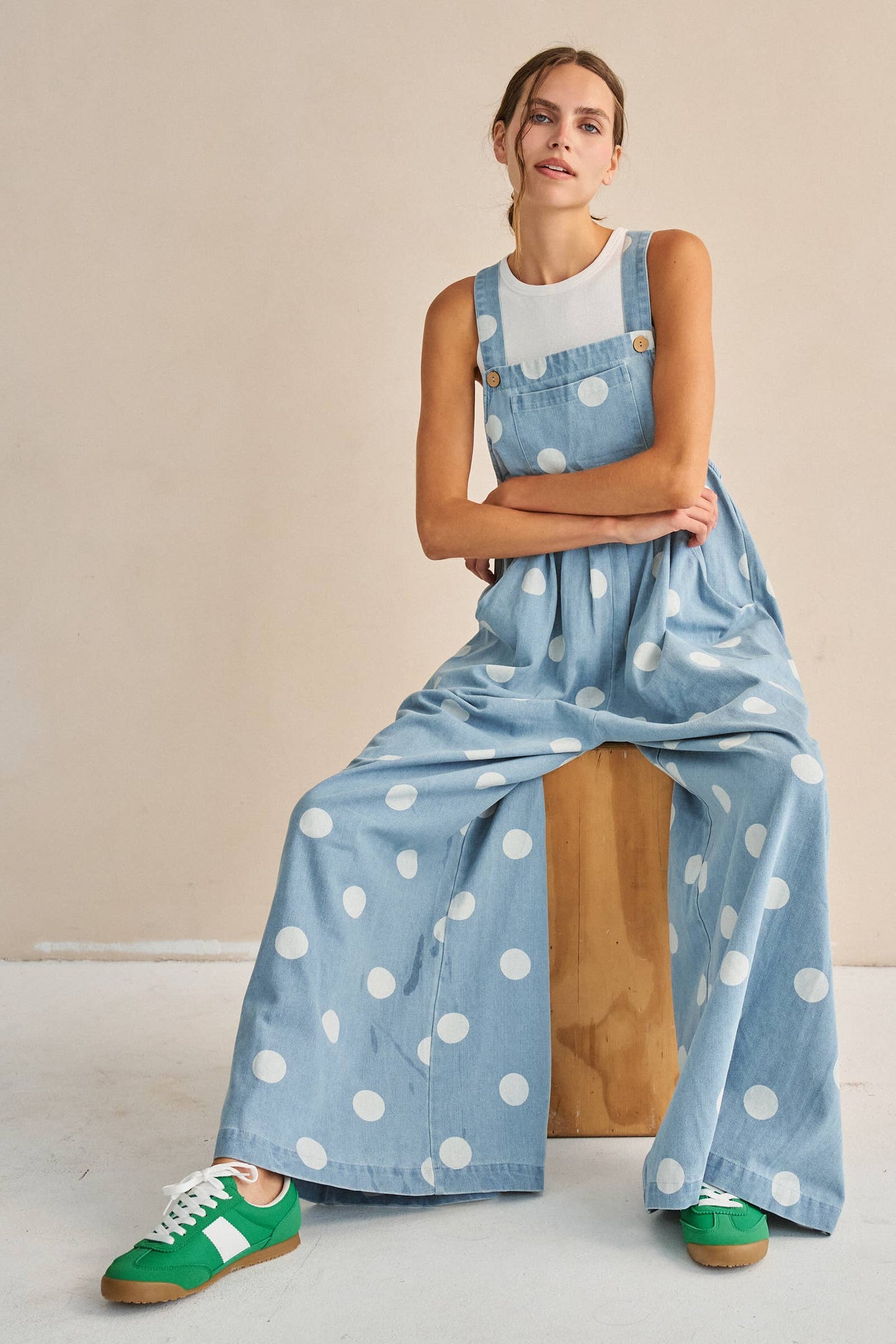 DAILY DOT OVERALL JUMPSUIT