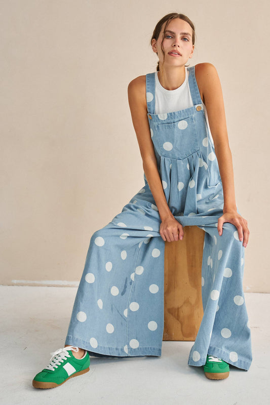 DAILY DOT OVERALL JUMPSUIT