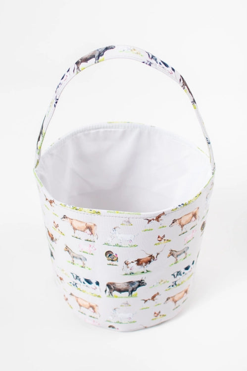 Water Color Animals Easter Basket