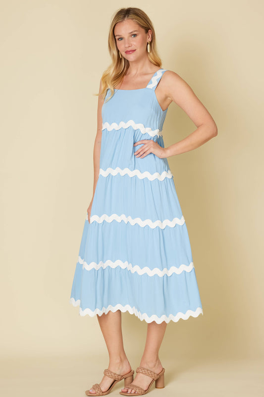 Ric Rac Tiered Dress