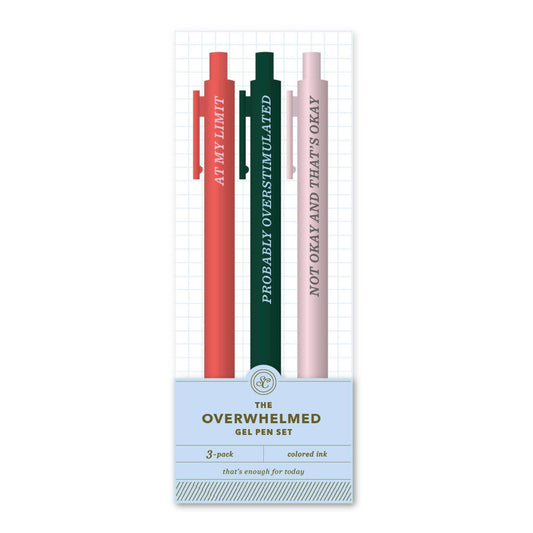 The Overwhelmed Gel Pen Set