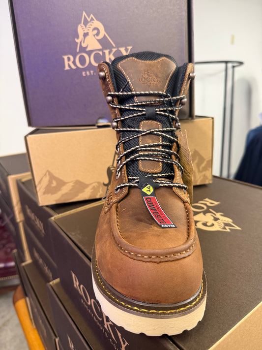 Rocky Grindstone XTR 8” Lace-Up Work Boot
