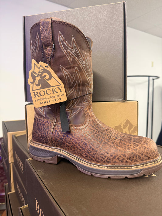 Rocky Ride LTE Carbon Toe Western Boot