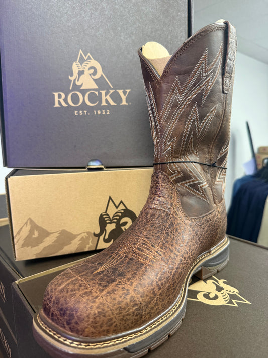 Rocky Ride LTE Carbon Toe Western Boot