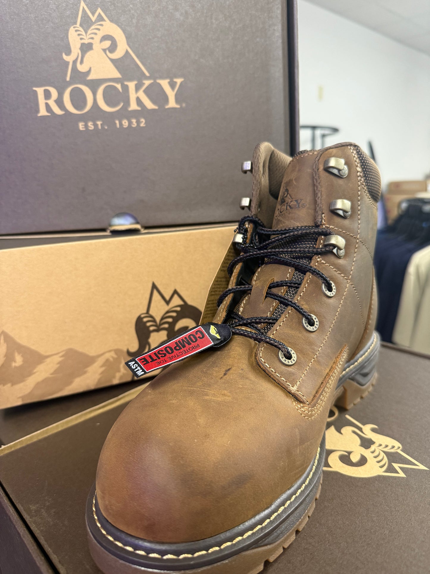 Rocky IronClad Legend 6” Composite Toe Work Boot