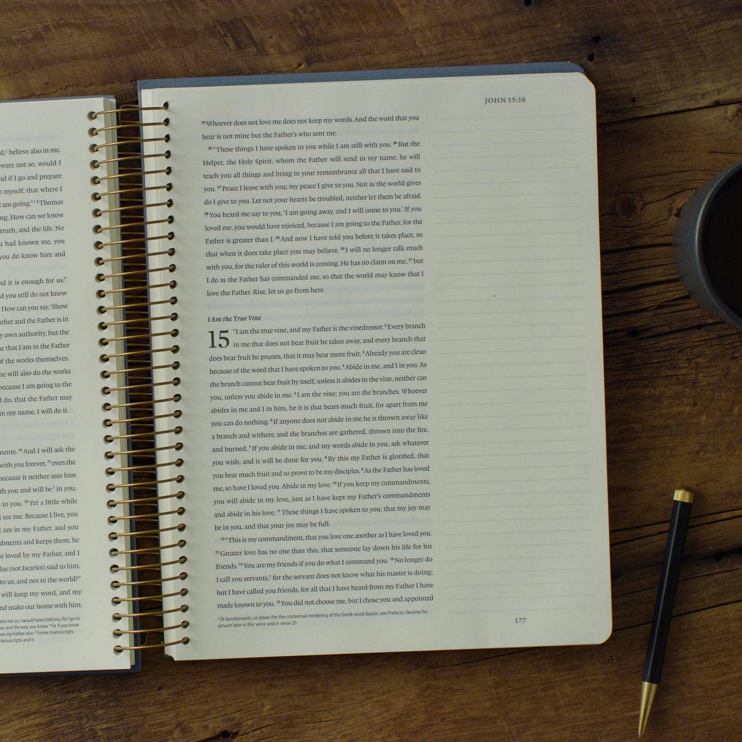 ESV Spiral-Bound Journaling Bible, New Testament, Hard Cover