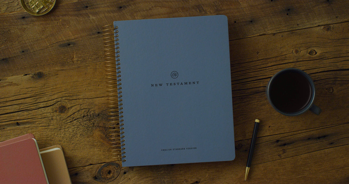 ESV Spiral-Bound Journaling Bible, New Testament, Hard Cover