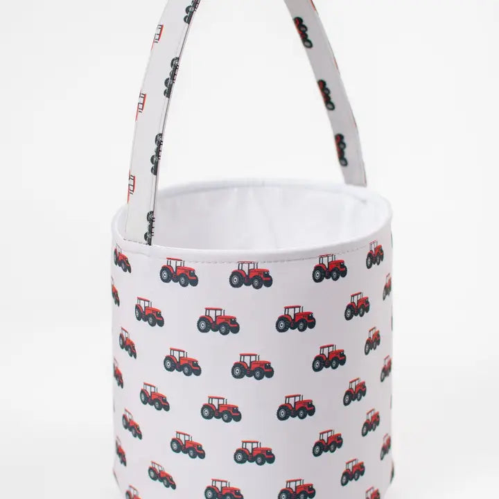 Red Tractor Easter Basket