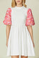 Black Floral Embroidery Dress