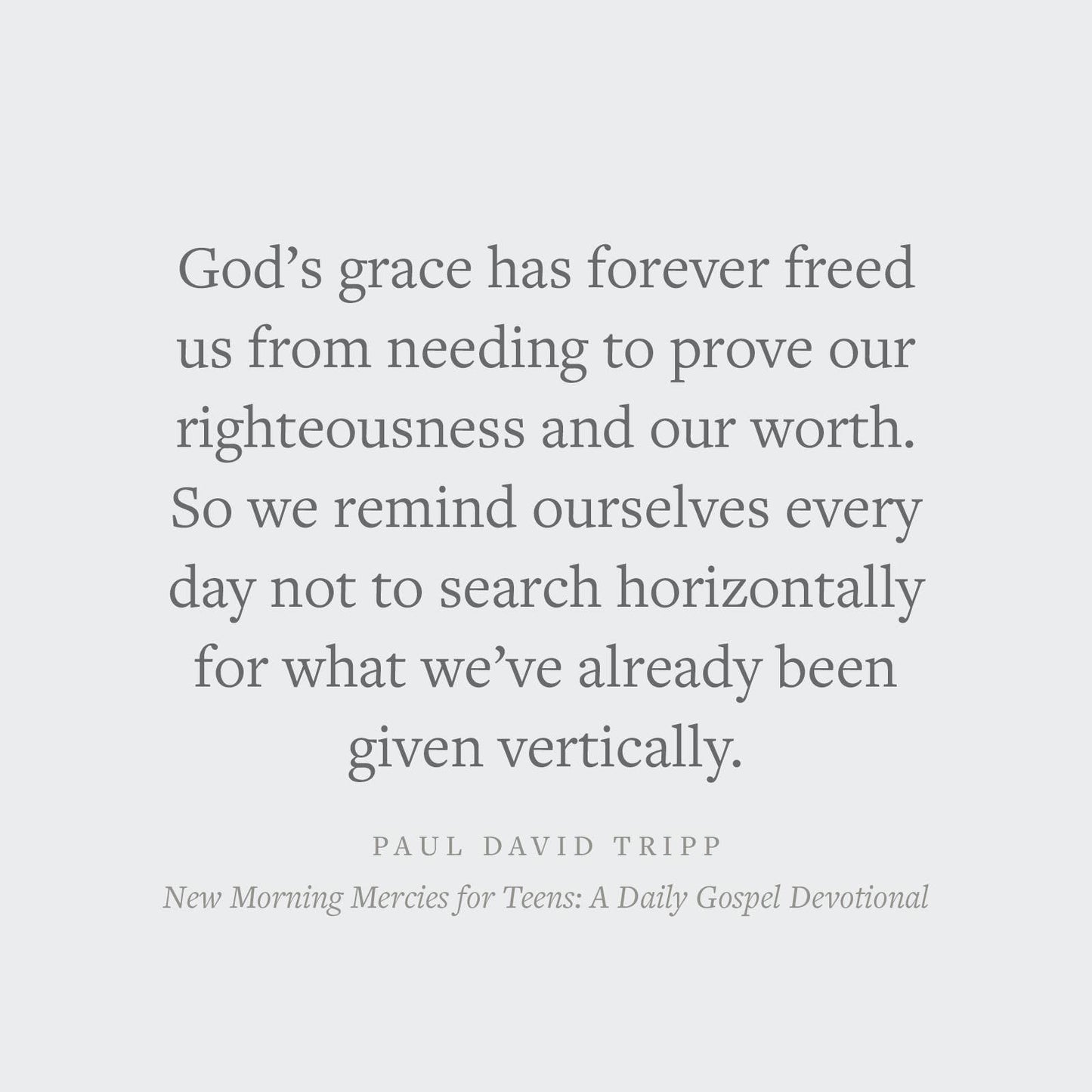 New Morning Mercies for Teens: A Daily Gospel Devotional