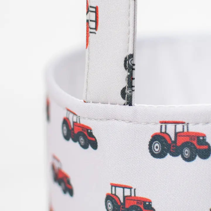 Red Tractor Easter Basket